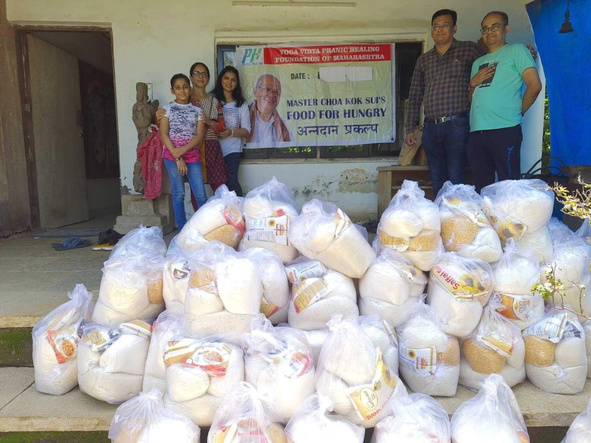 Hidush Facilitated Distribution of Ration Kits by Pranic Healing Foundation