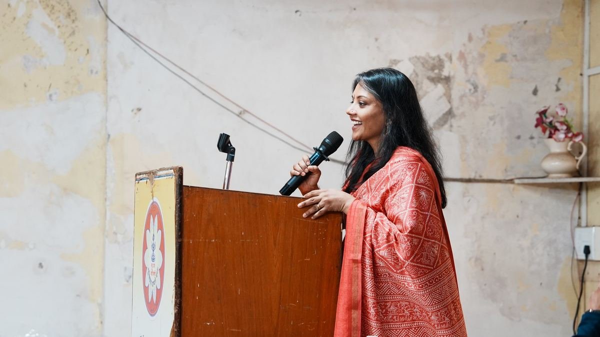 A speech at the inauguration