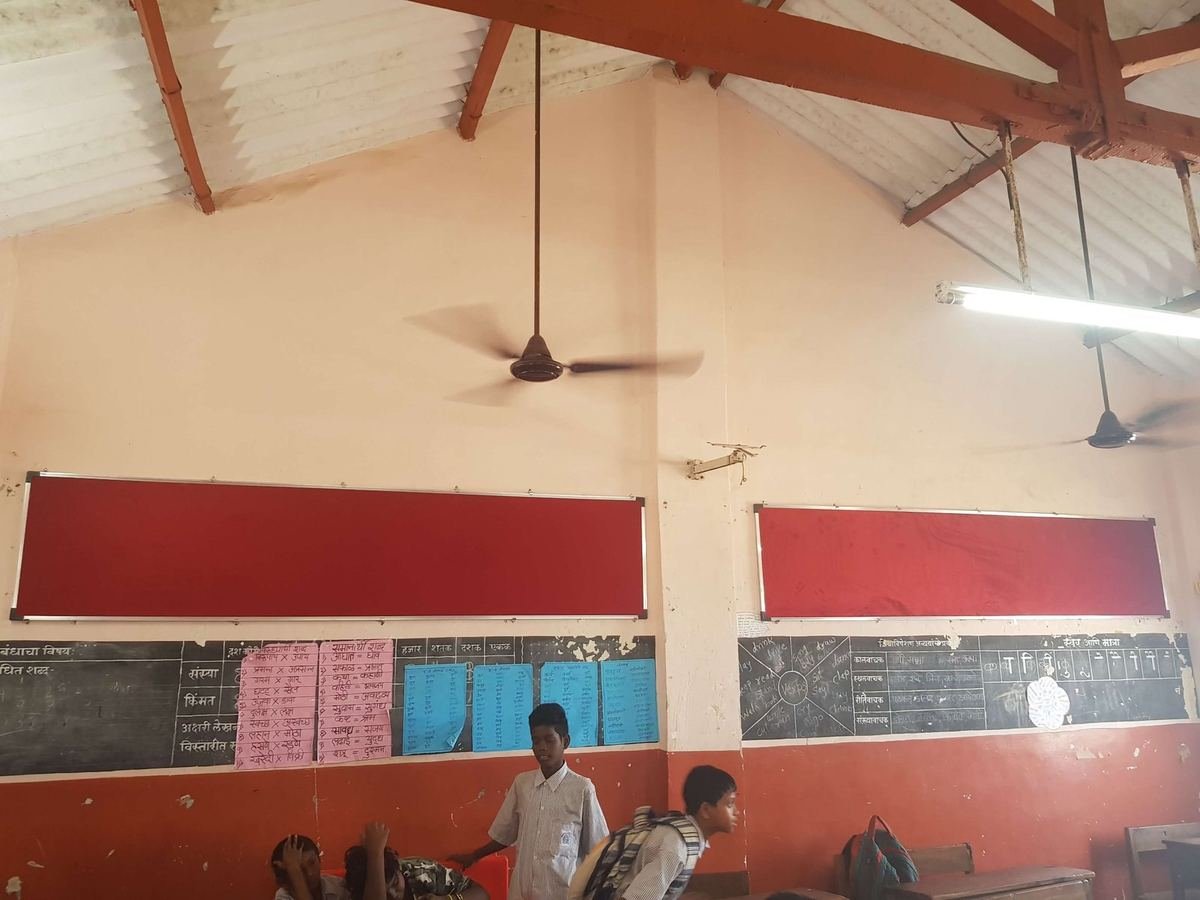 Installation of Pin-Up Boards in Classrooms at Madh Municipal School