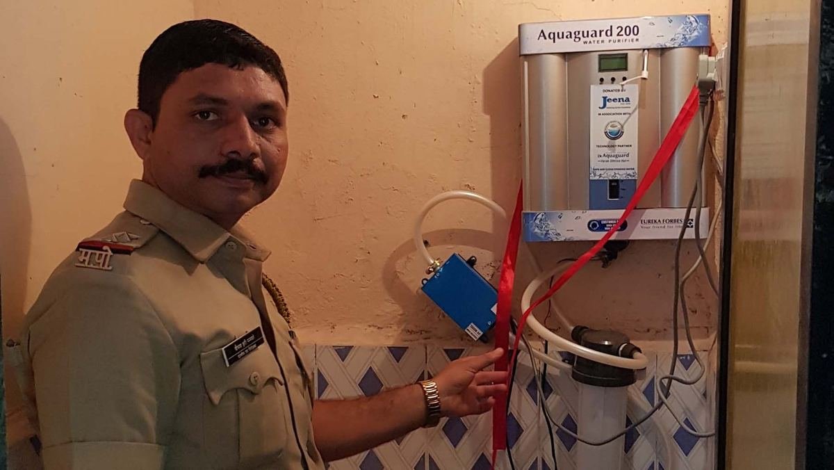 Installation of Water Purifiers at Aksa Police Chowkie and Suvidya School, Gorai