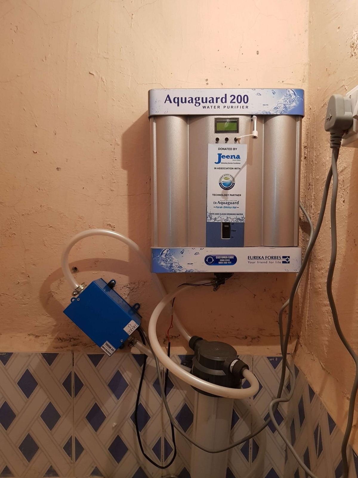 Installation of Water Purifiers at Aksa Police Chowkie and Suvidya School, Gorai