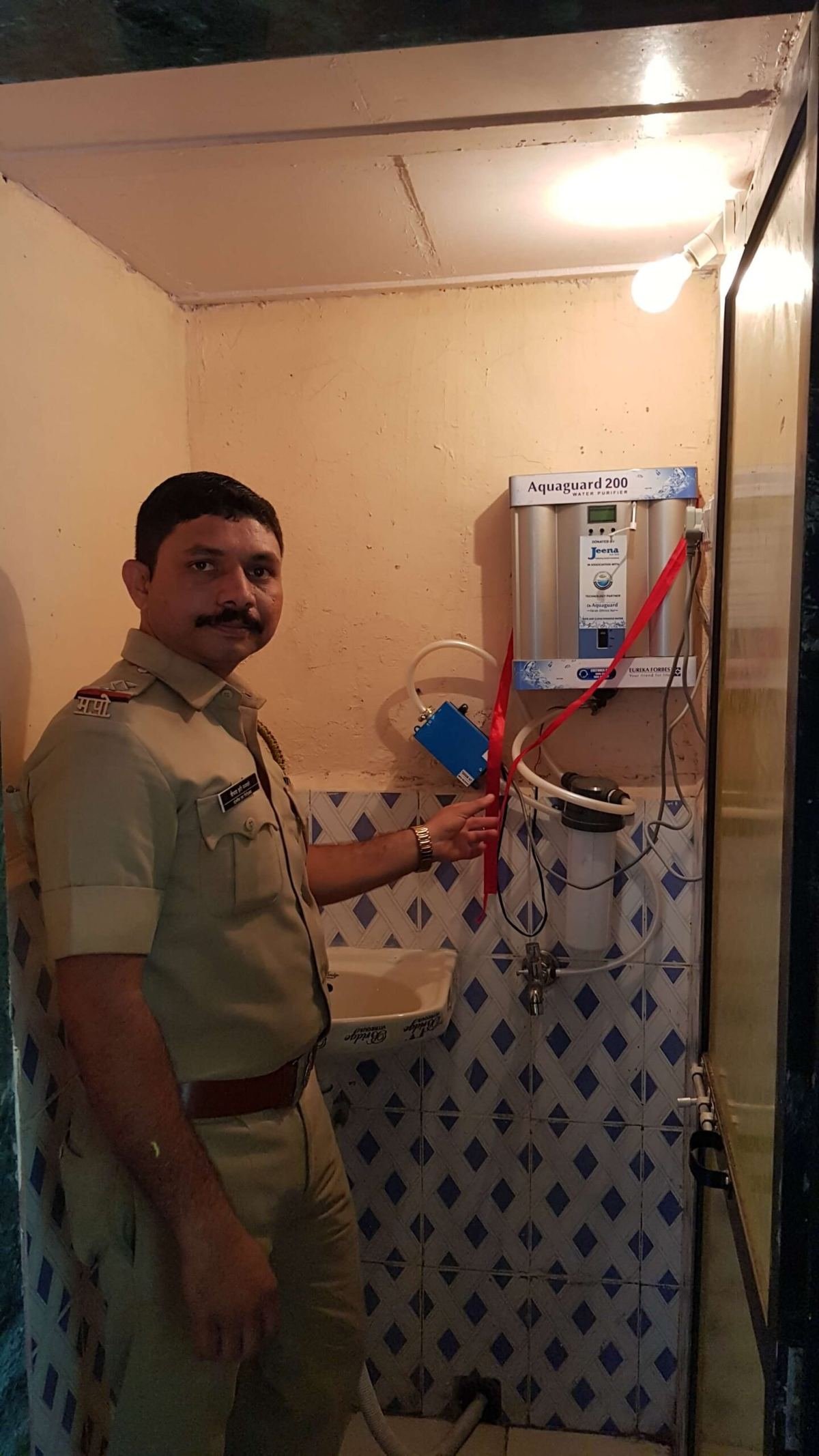 Installation of Water Purifiers at Aksa Police Chowkie and Suvidya School, Gorai