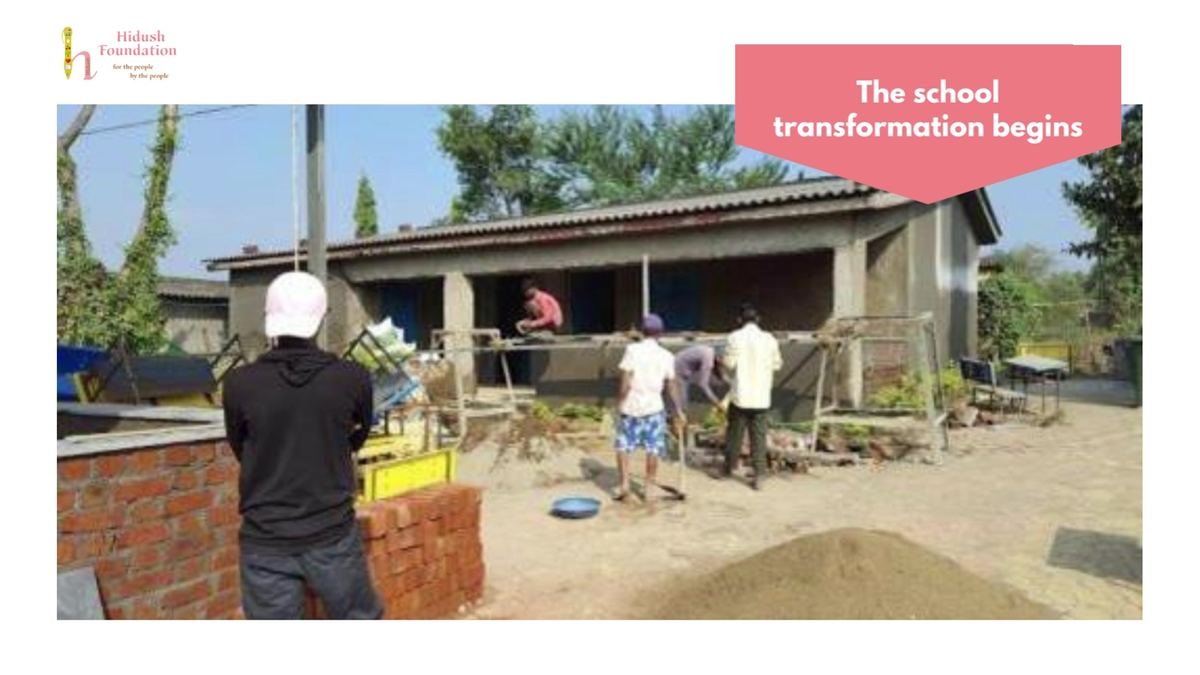 The renovation begins