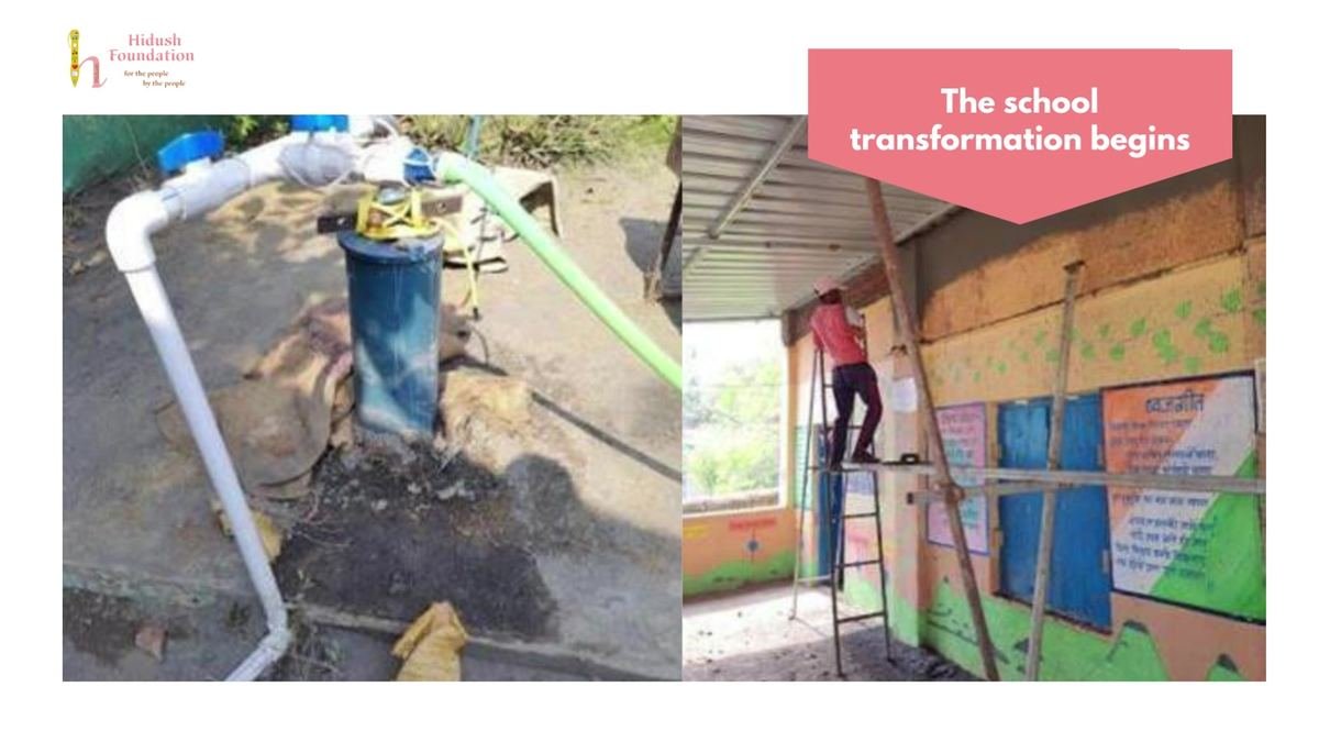 New water pipelines being fitted