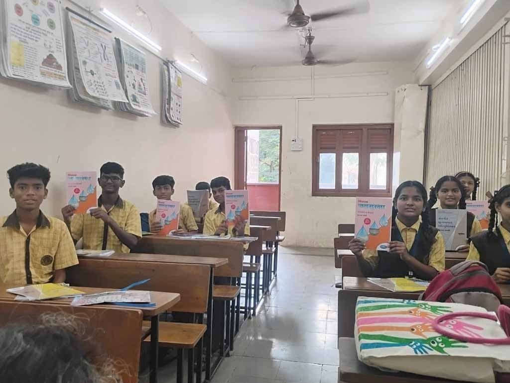 Stationery Distribution at Vidya Vikas Sabha School, Borivali West