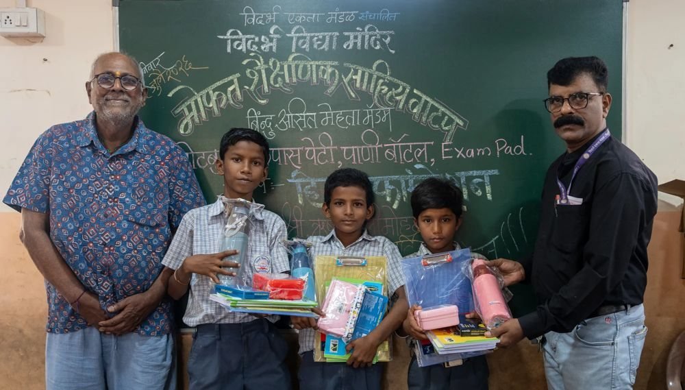 Supporting 105 Students at Vidarbha Vidya Mandir